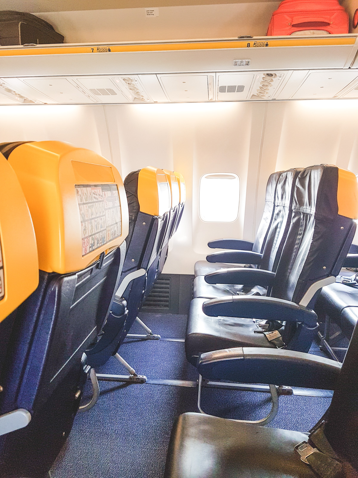 Ryanair Budget Airline Review - Ryanair Interior