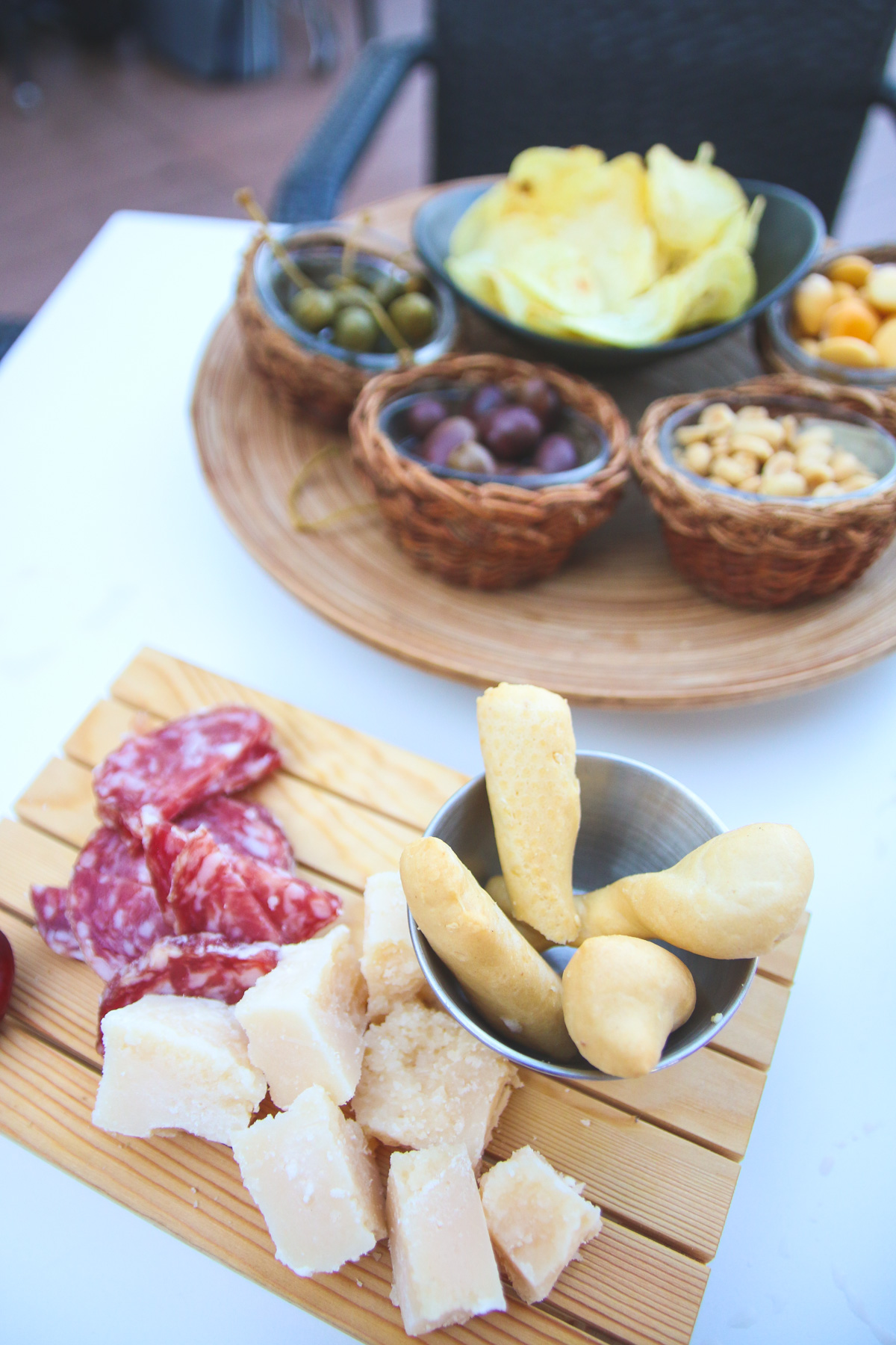 Antipasto at Bar Doria in Portovenere, Cinque Terre, Liguria, Italy