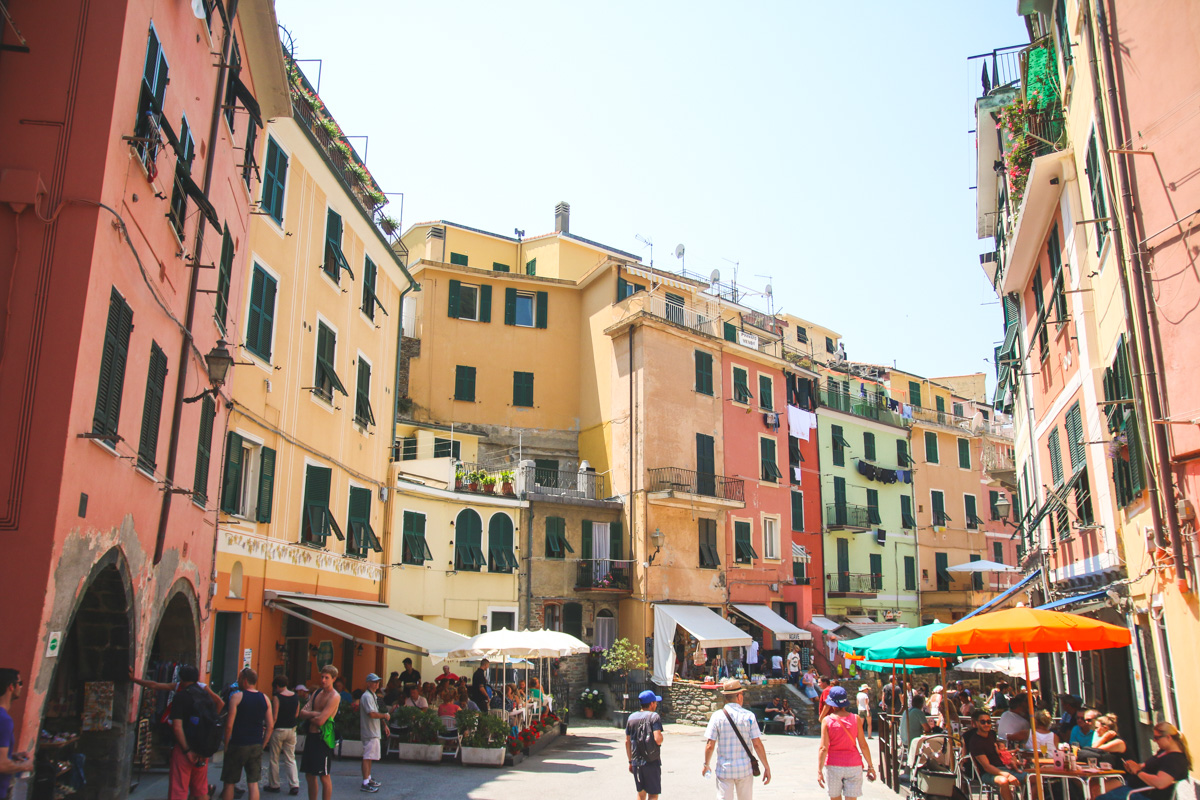 The Colourful Streets of Vernazza in Cinque Terre, Ligurai Region, Italy