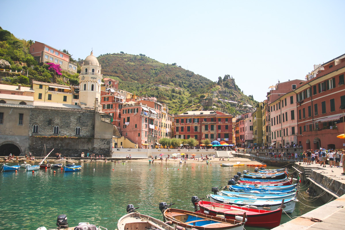 The Colourful Streets of Vernazza in Cinque Terre, Ligurai Region, Italy