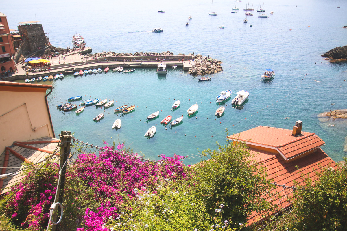 The Colourful Streets of Vernazza in Cinque Terre, Ligurai Region, Italy