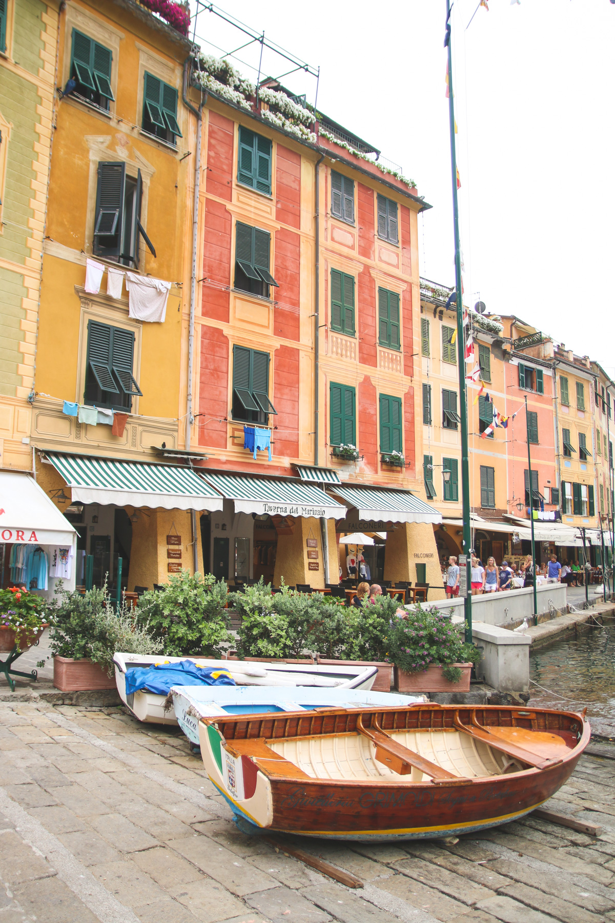 Yachts in Portofino Harbour, Liguria, Italy