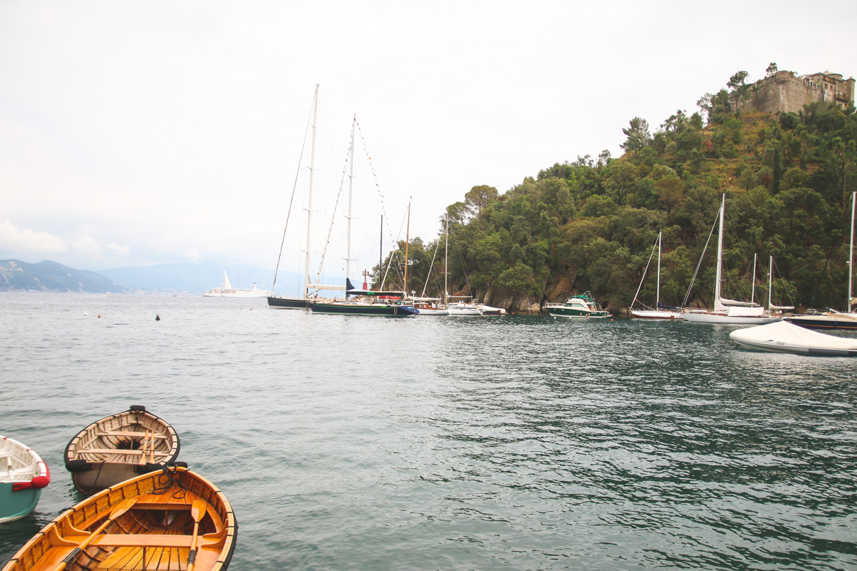 Yachts in Portofino Harbour, Liguria, Italy