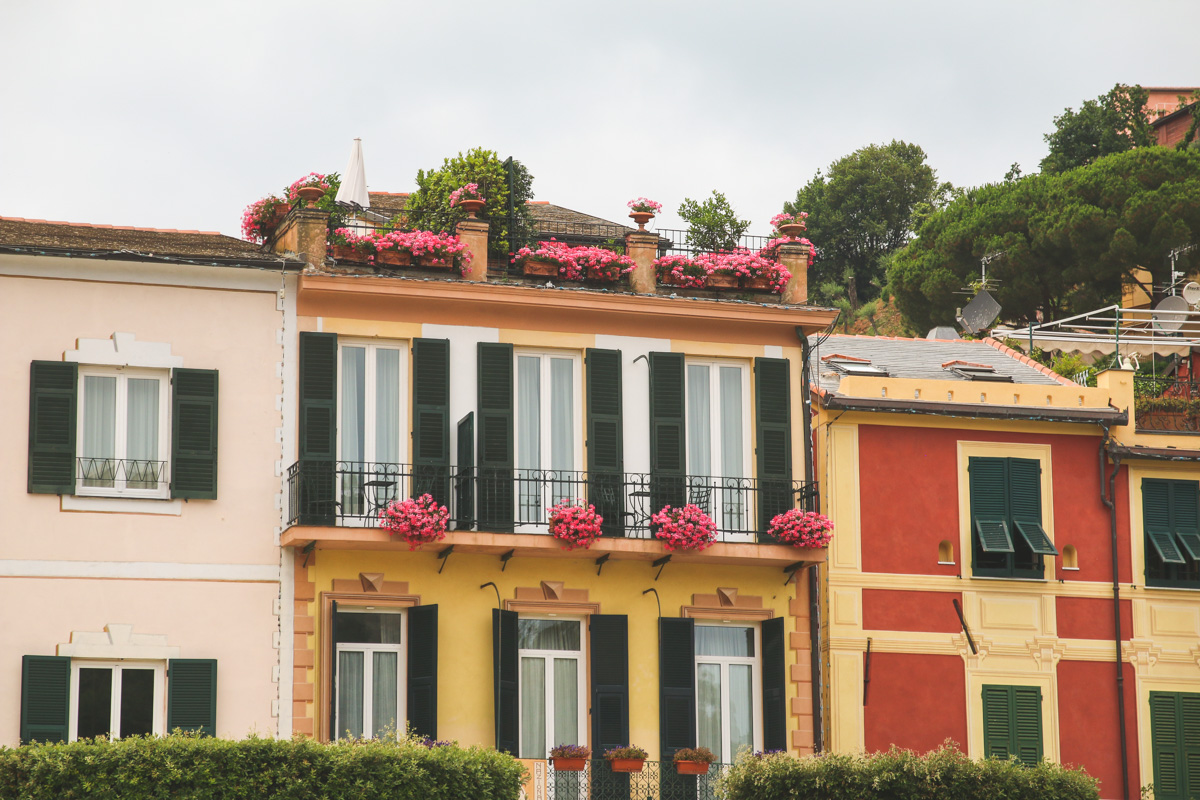 The Main Square in Portofino, Liguria, Italy.