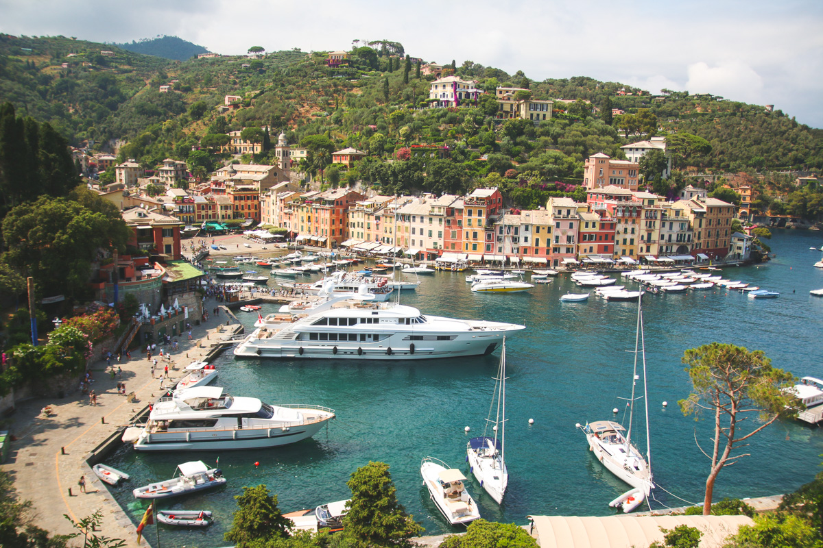 View of Portofino, Liguria, Italy