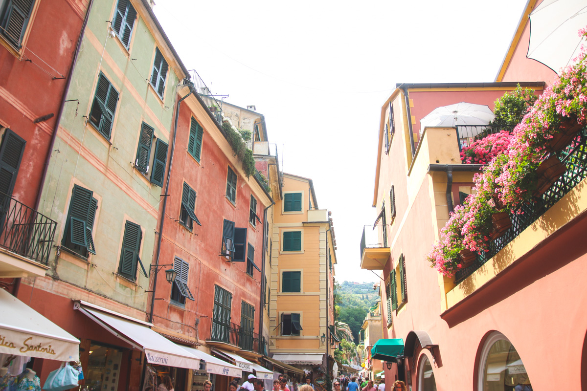 The Streets of Portofino, Liguria, Italy