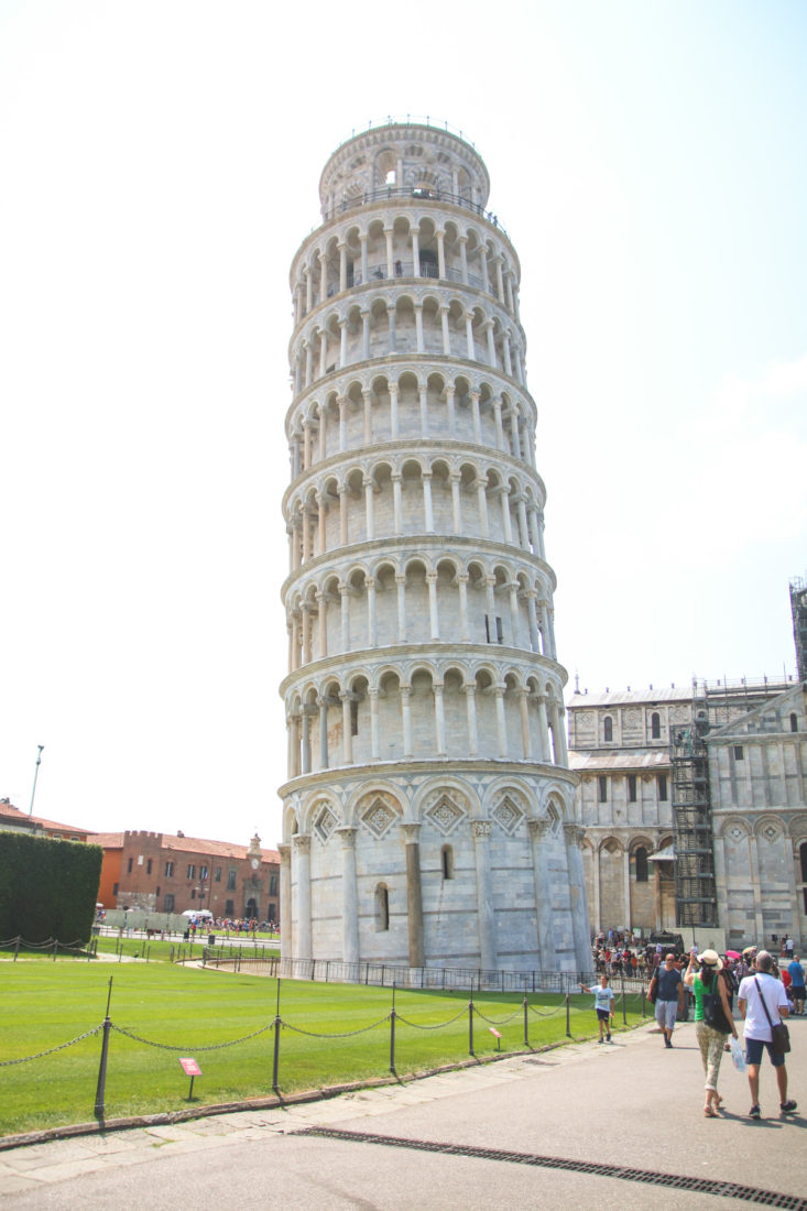 Visiting the Leaning Tower of Pisa - April Everyday