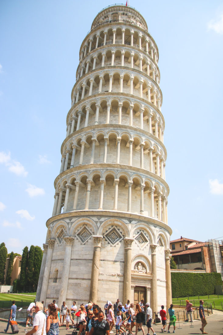 Visiting the Leaning Tower of Pisa - April Everyday