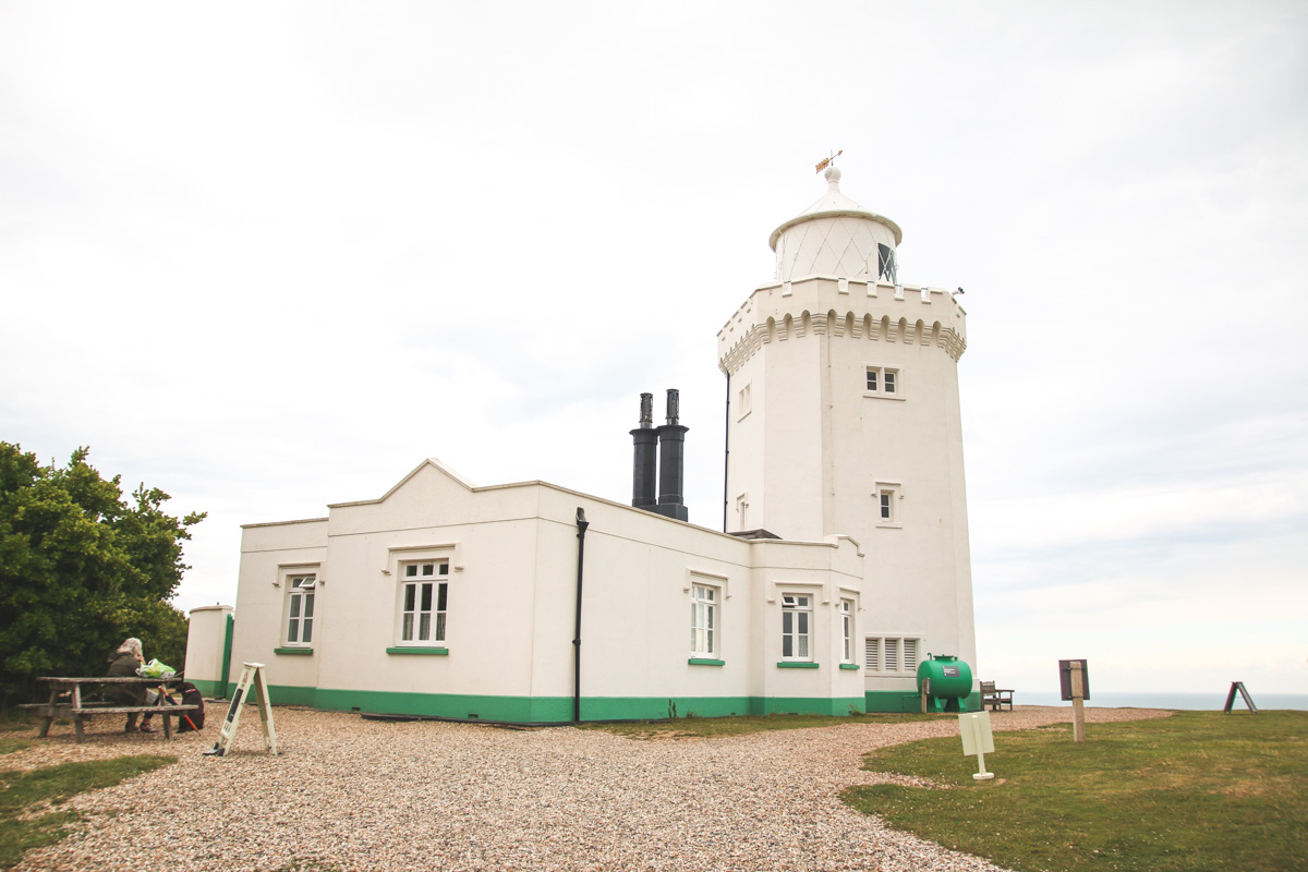 South Foreland Lighthouse at the White Cliffs of Dover