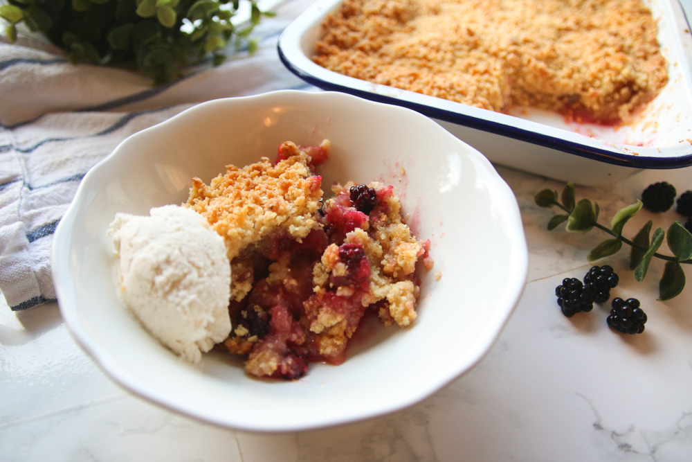 Apple and Blackberry Crumble Recipe