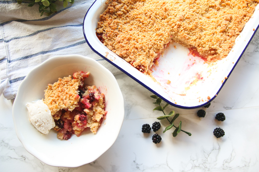 Apple and Blackberry Crumble Recipe