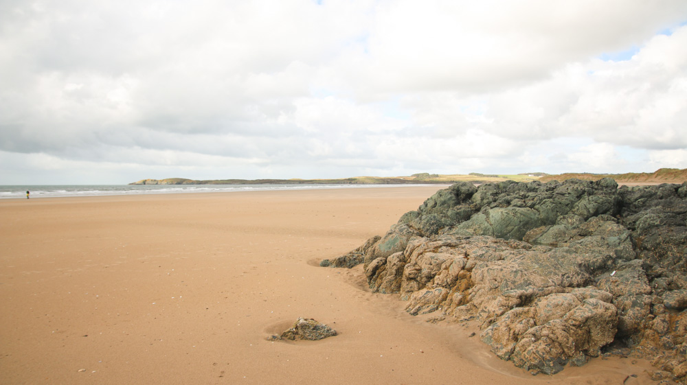 Lava Rocks on Llanddwyn Beach, Newborough Beach, Anglesey, Wales