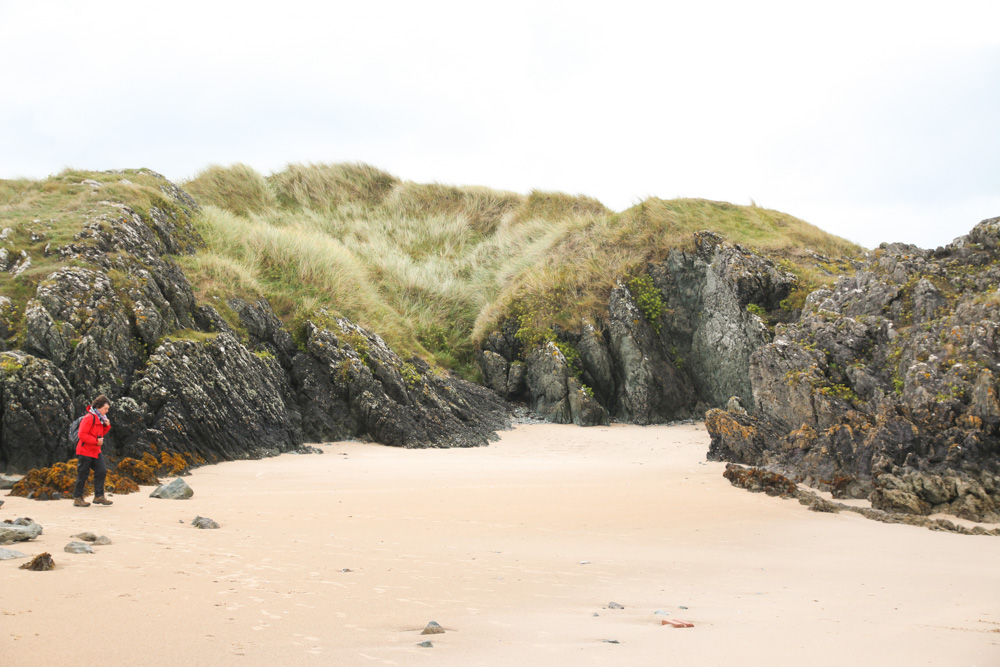 Lava Rocks on Llanddwyn Beach, Newborough Beach, Anglesey, Wales