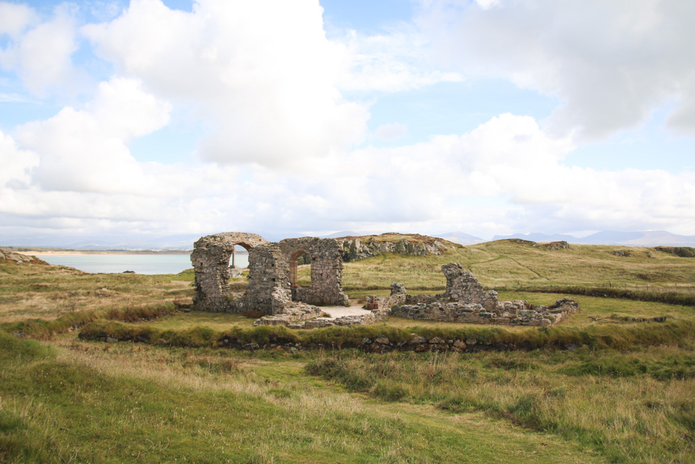 The church of St. Dwynwen, Llanddwyn Island, Anglesey