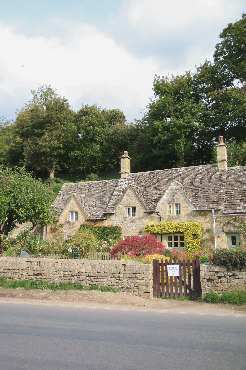 Village of Bibury in The Cotswolds