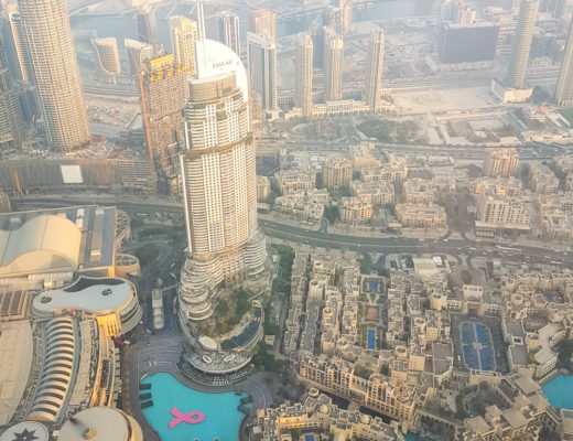 View from At The Top, Burj Khalifa at Sunset