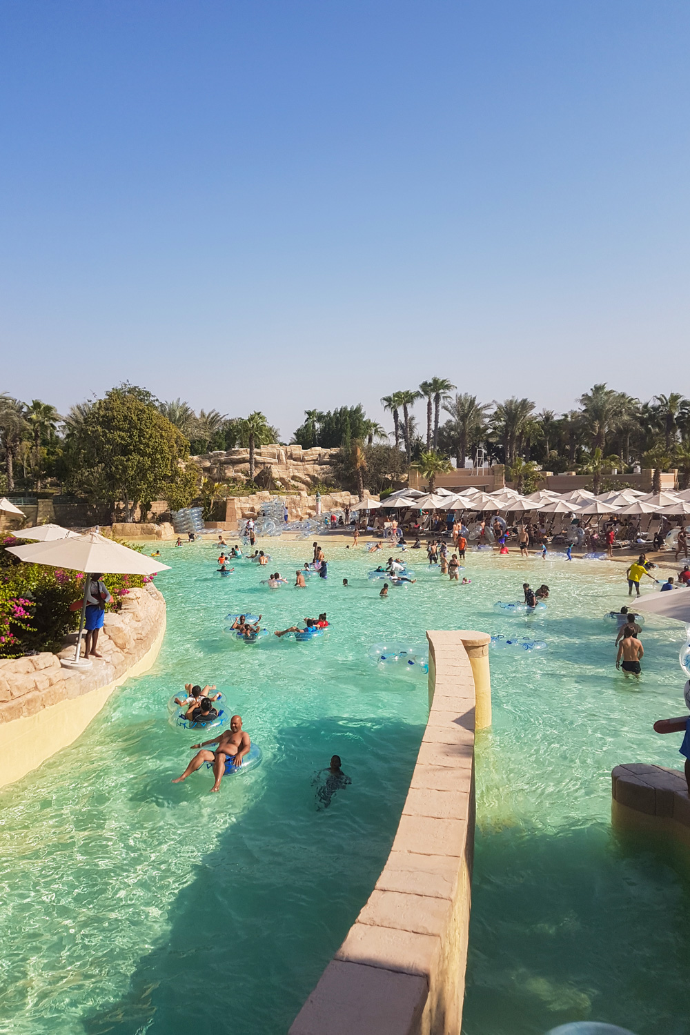 Torrent Beach, Lazy River at Aquaventure Waterpark, Atlantis the Palm, Dubai