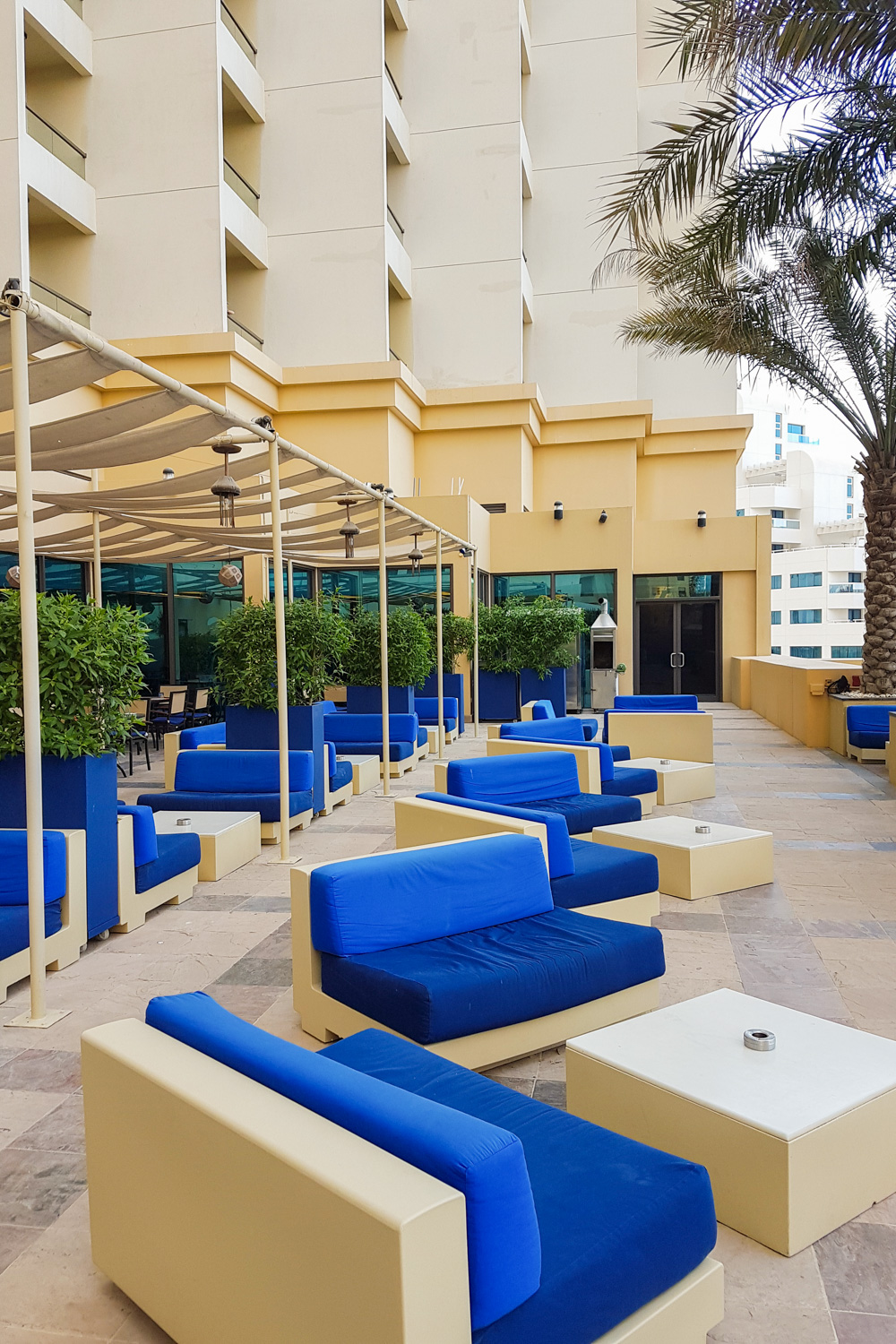 JA Ocean View Hotel Pool Area Dubai Marina