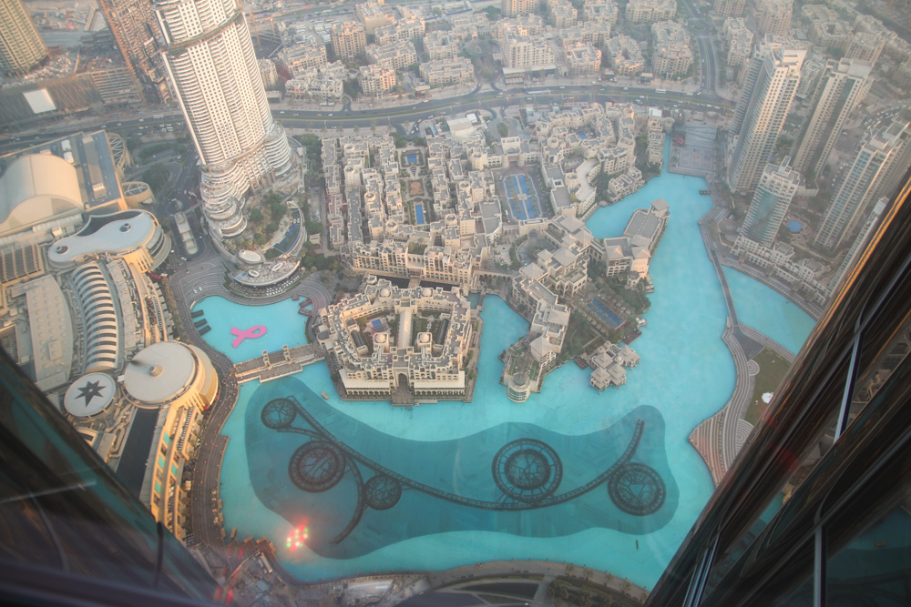 Dubai Fountain from At The Top, Burj Khalifa