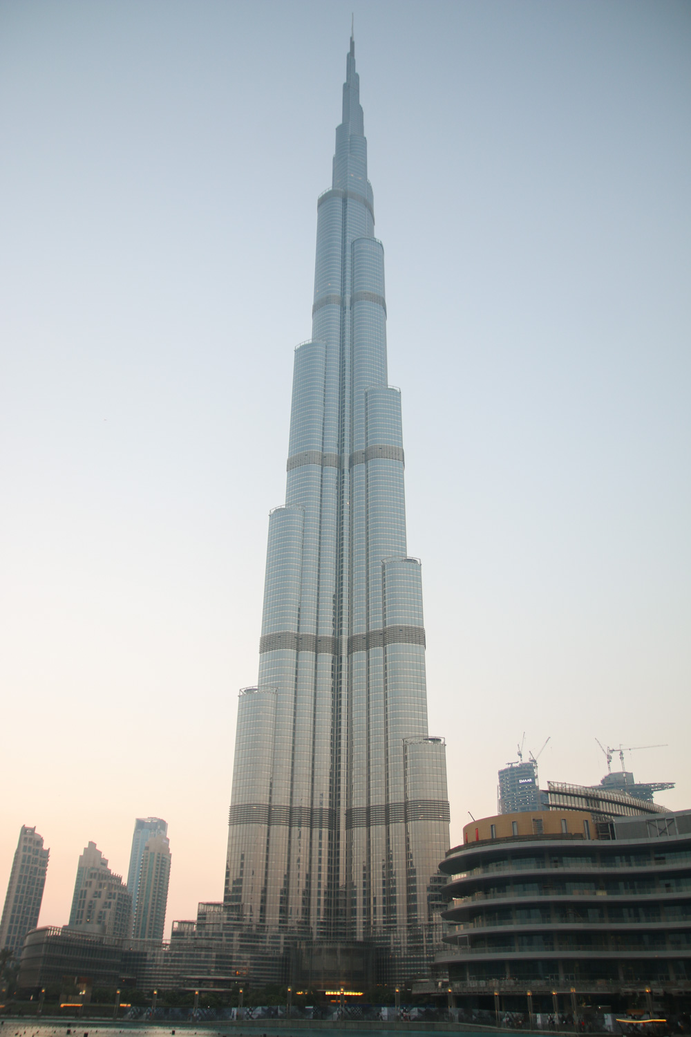 View of Burj Khalifa from Dubai Mall