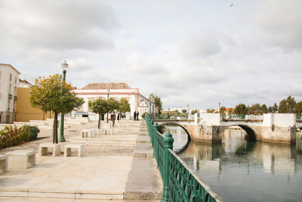 Roman Bridge in Tavira, Portugal