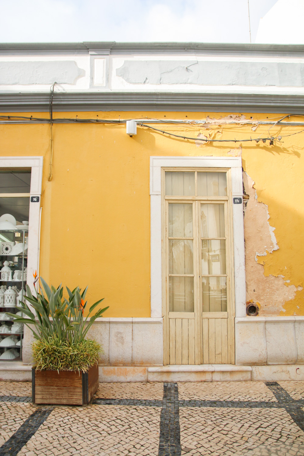 Old Doors in Tavira, The Algarve in Portugal