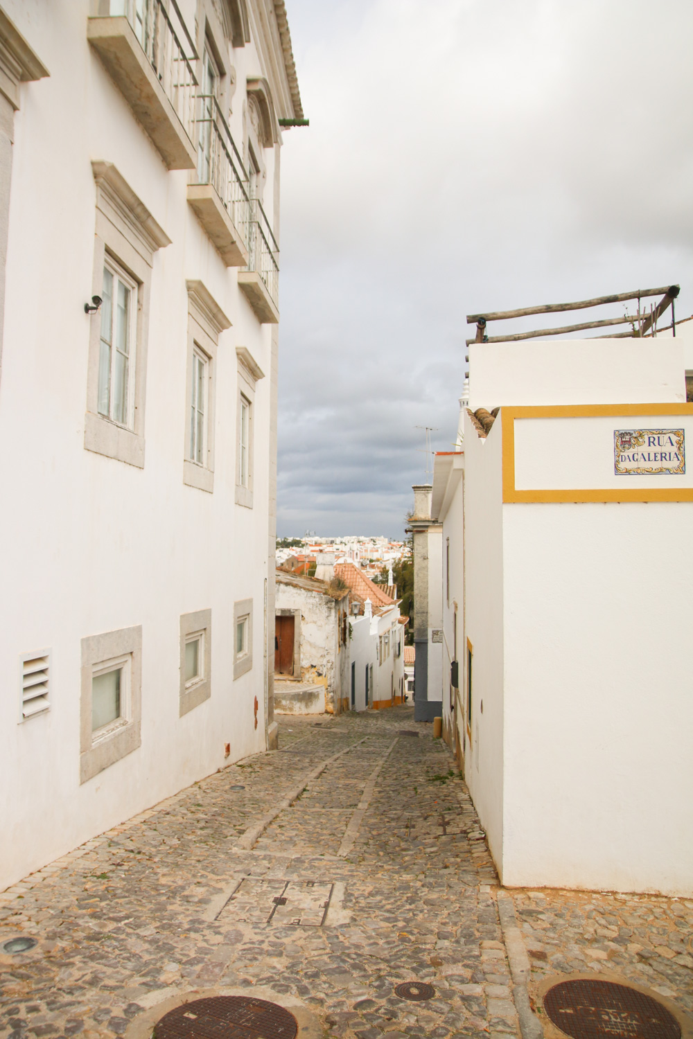The streets of Tavira, The Algarve in Portugal