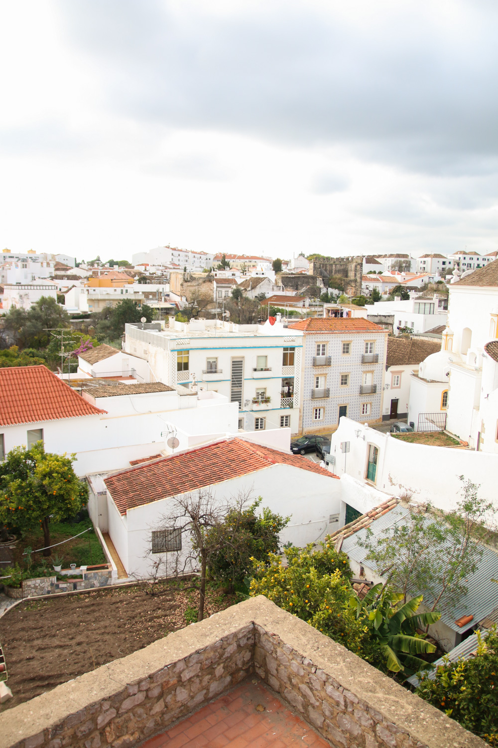 Views over Tavira from Tavira Castle, Portugal