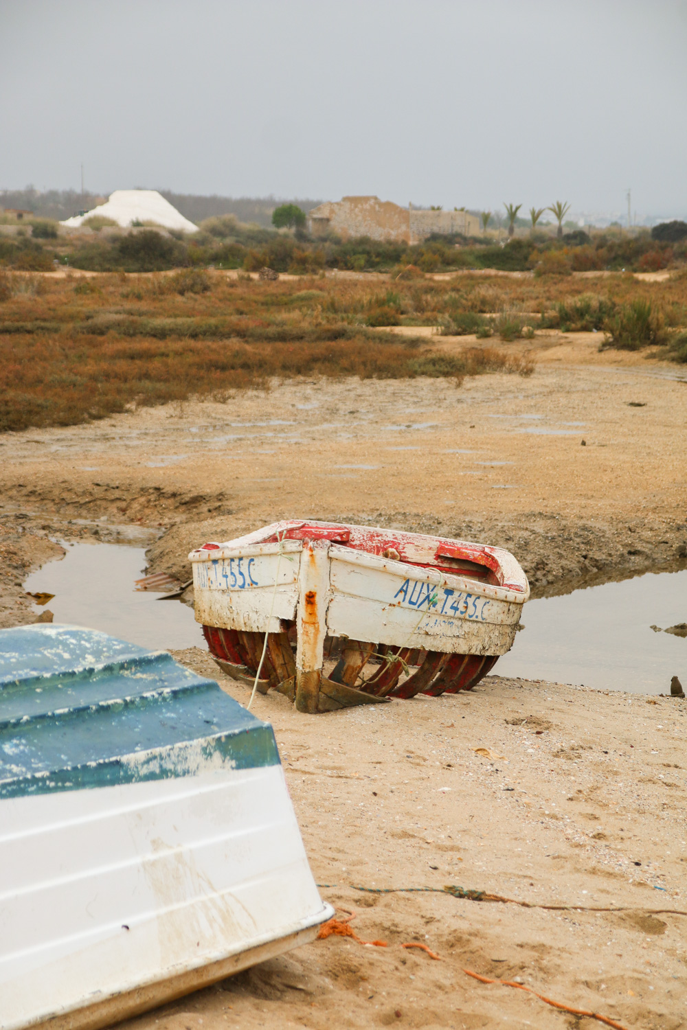 Boats in Santa Luzia, Portugal