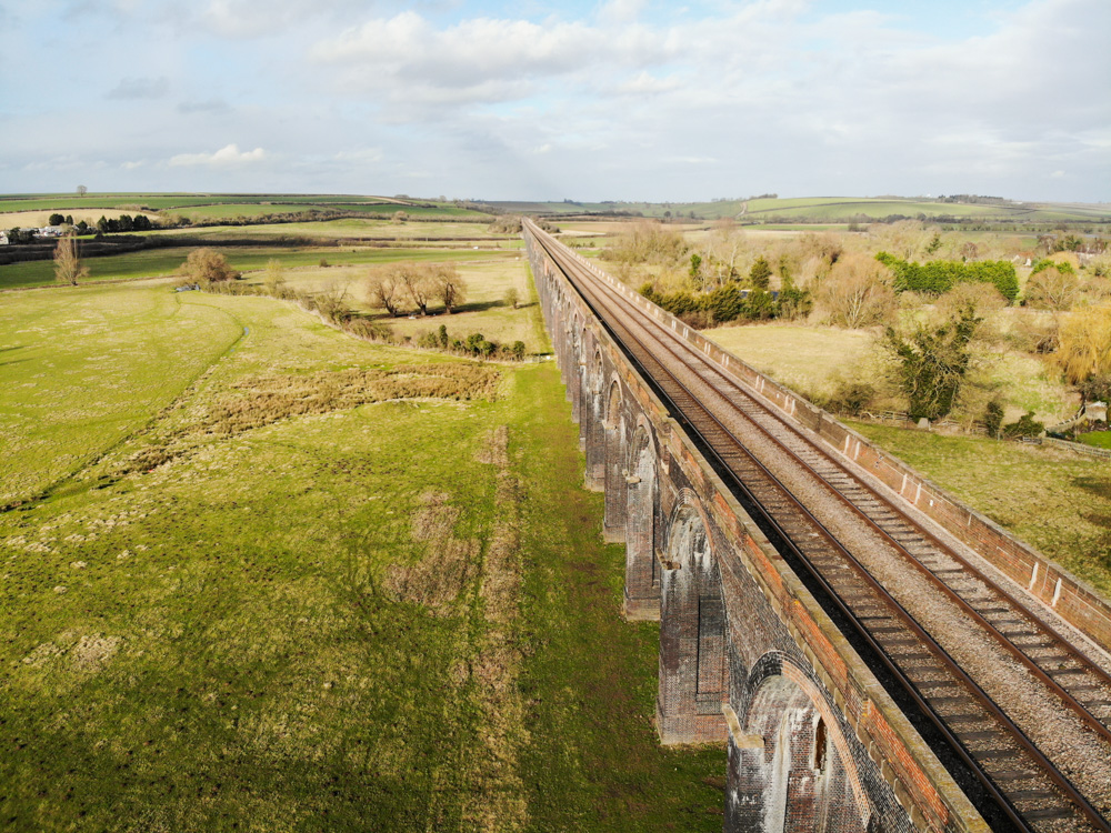 Drone Footage of Welland Viaduct