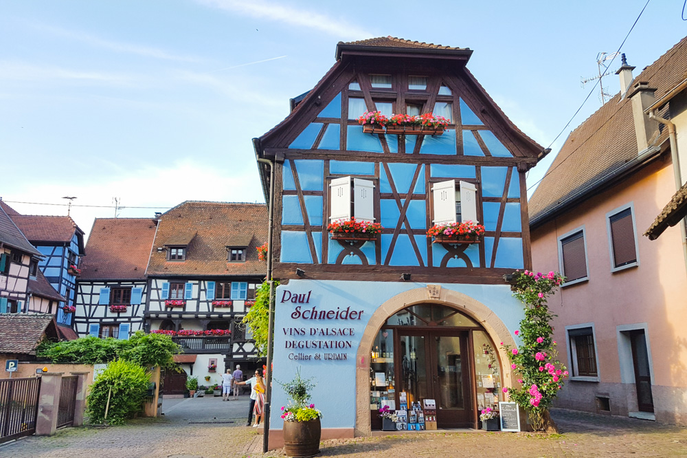 Eguisheim near Colmar in France