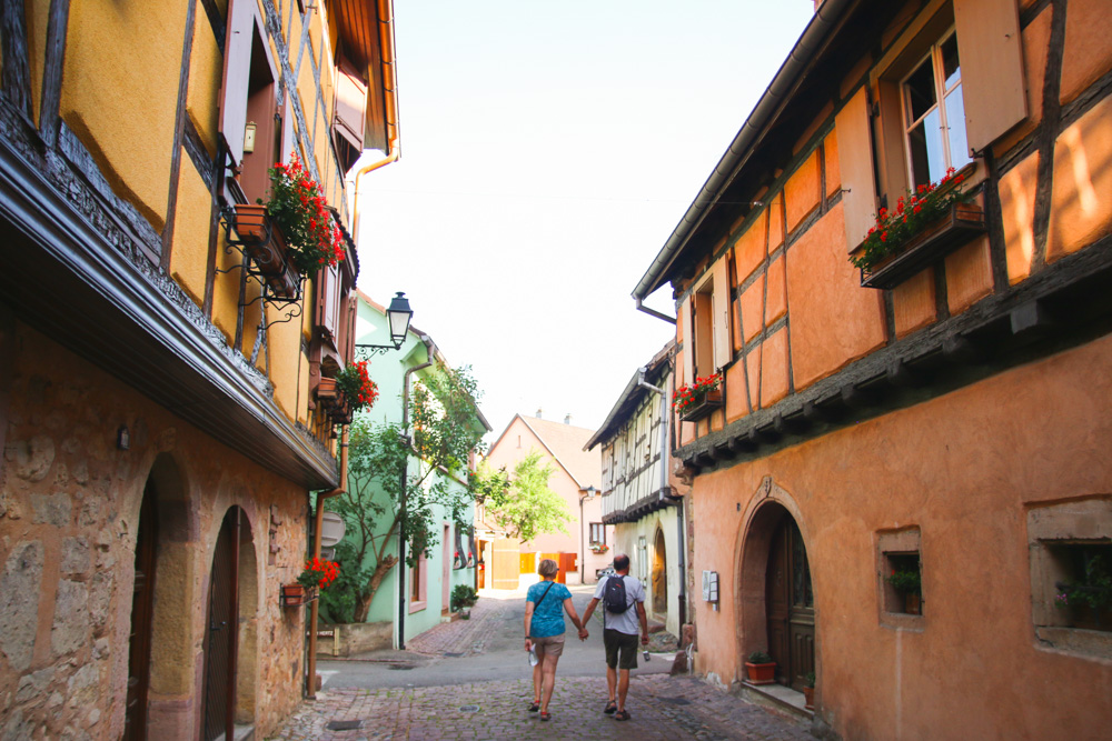 Eguisheim near Colmar in France