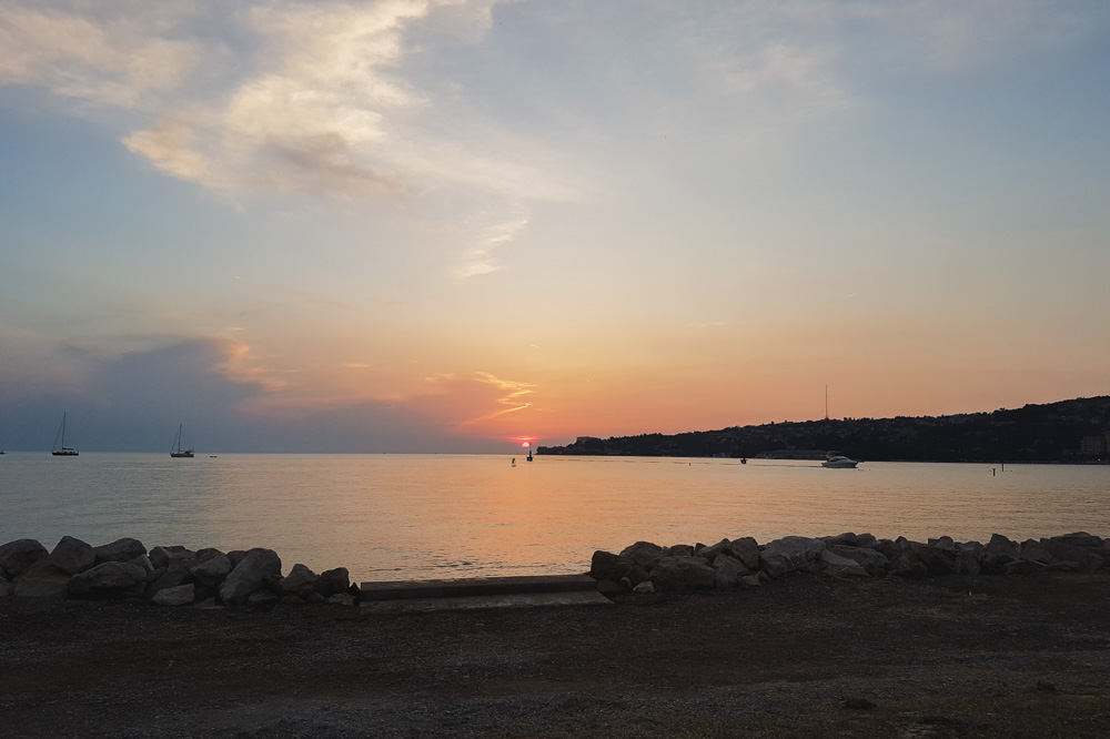 Slovenia beach near Piran