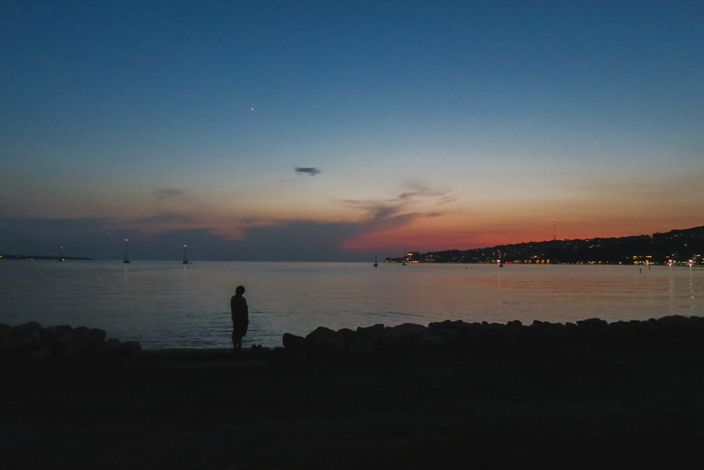 Slovenia beach near Piran