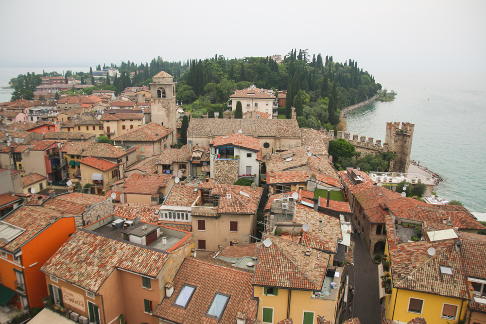 Views from the Scaliger Castle in Sirmione, Lake Garda