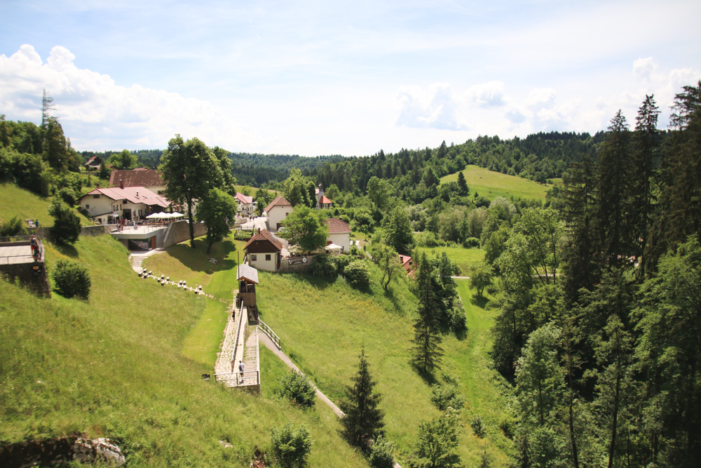 View from Predjama Castle