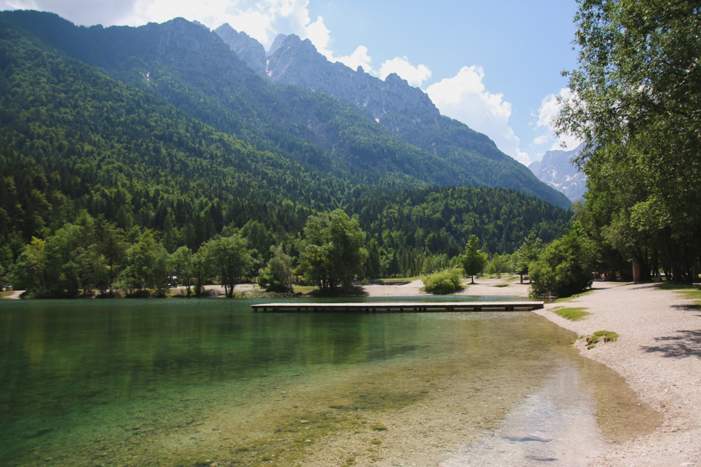 Lake Jasna at Kranjska Gora, Slovenia