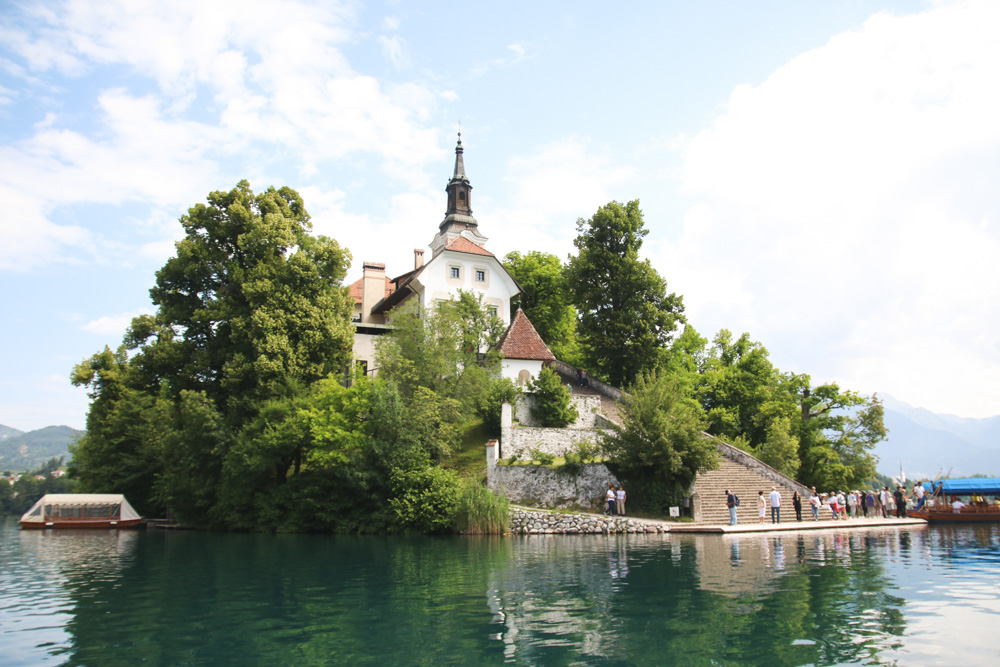 Bled Island. Lake Bled Slovenia