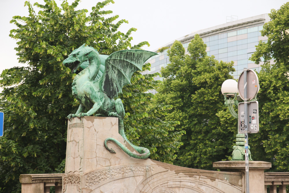 Dragon Bridge Ljubljana, Slovenia