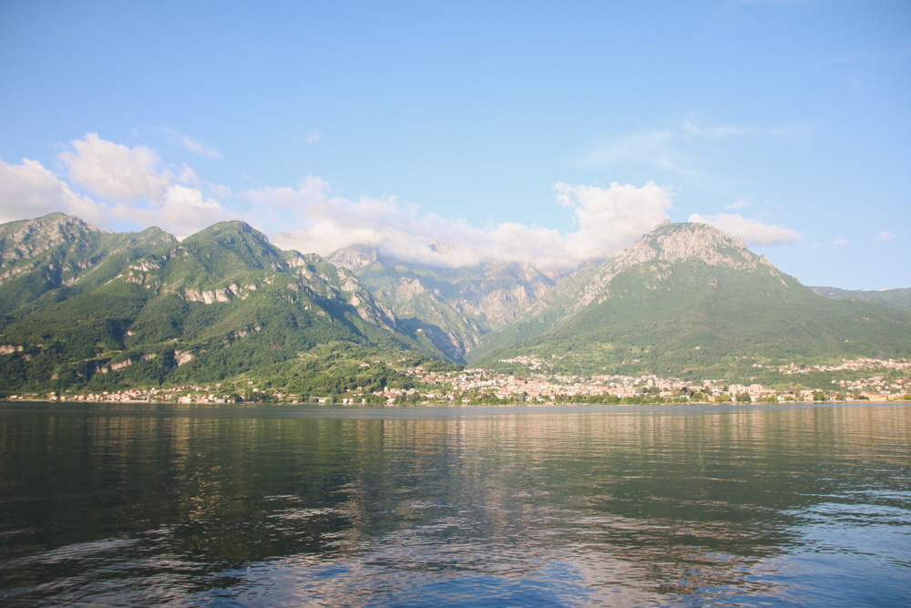 Campsite at Lake Como Italy