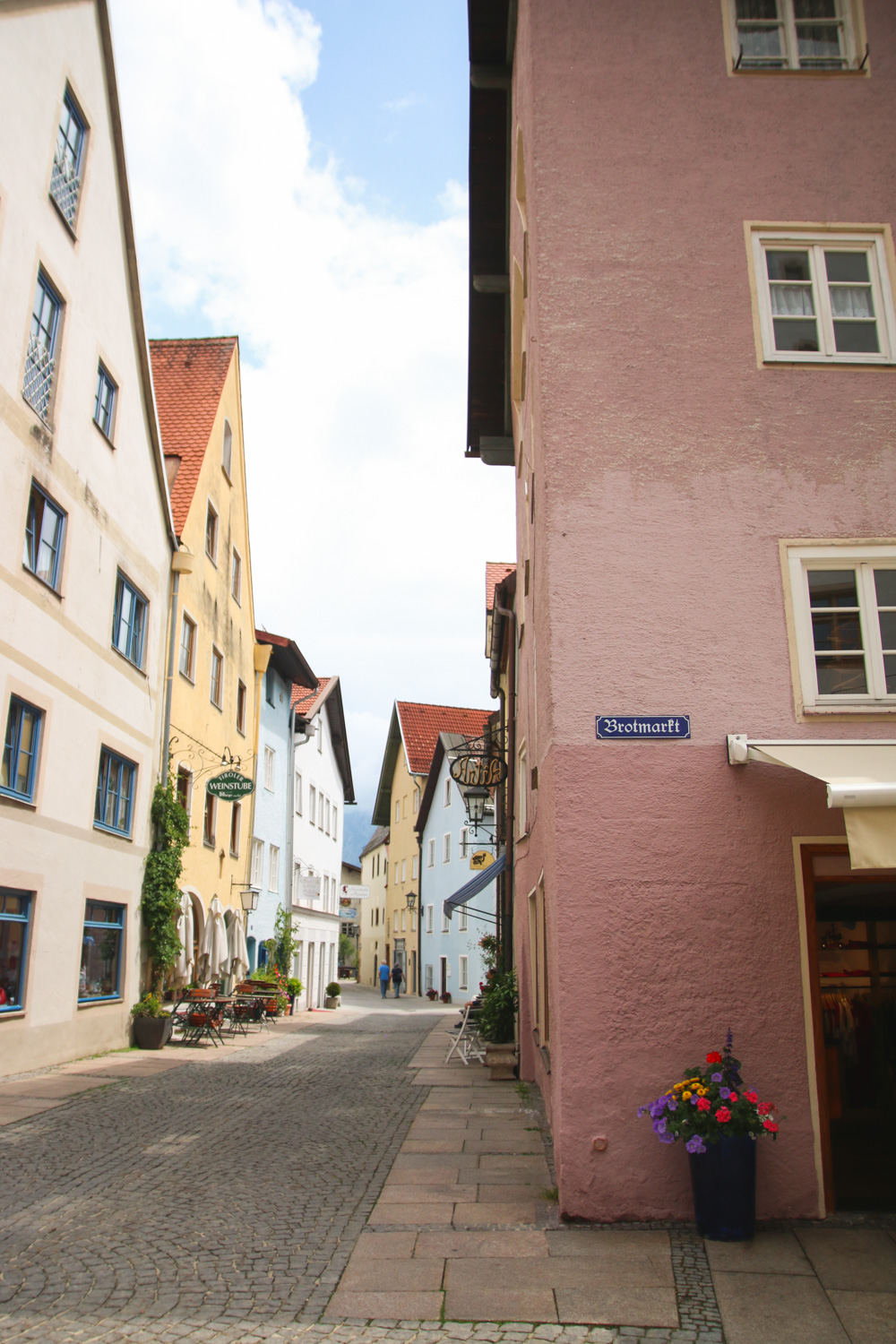 The Colourful town of Fussen, Germany