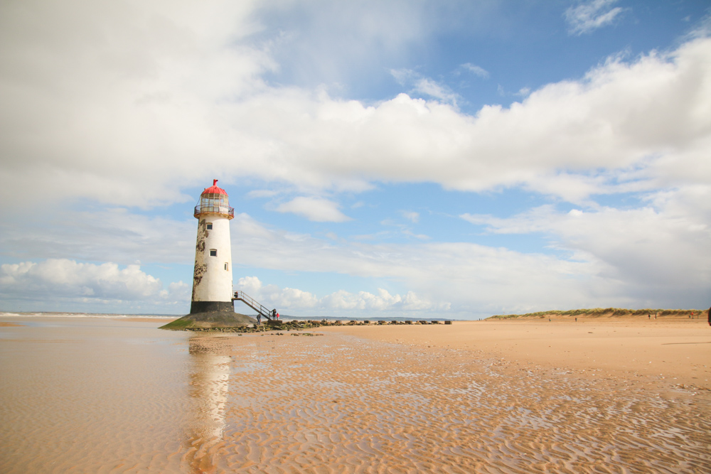 Point of Ayr Lighthouse at Talacre, North Wales