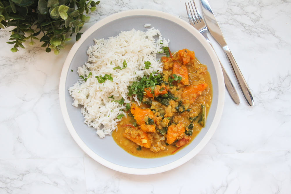 Vegan Pumpkin & Lentil Curry