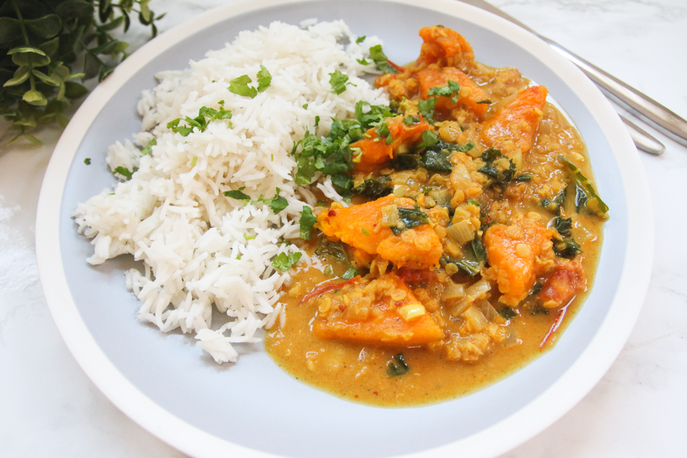 Vegan Pumpkin & Lentil Curry