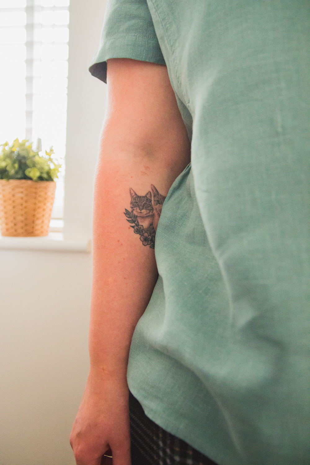 Three Cat Tattoo on Forearm