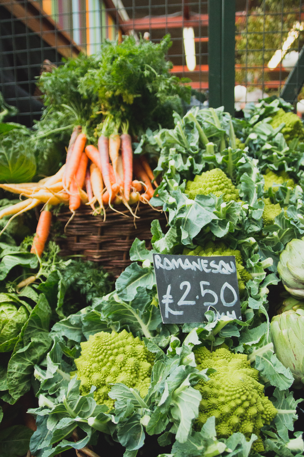 Borough Market Vegetables, London