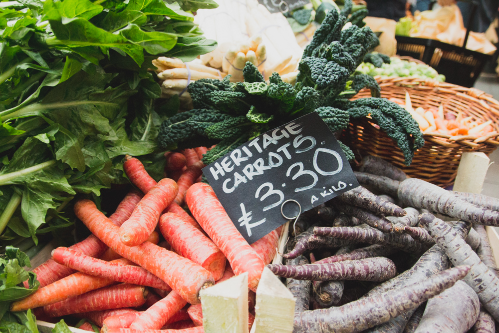 Borough Market Vegetables, London