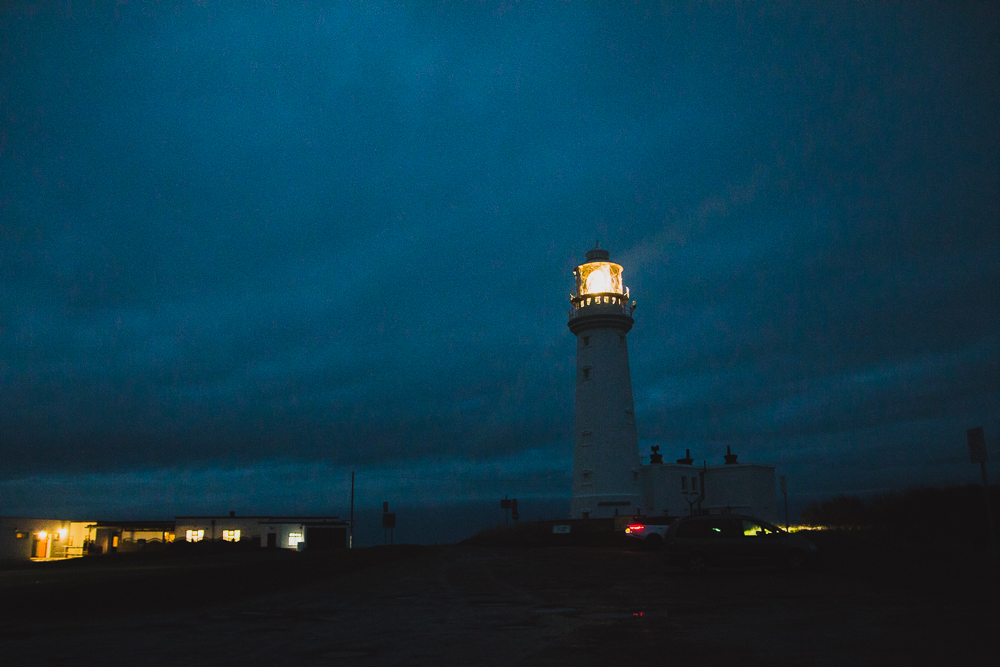 Flamborough Lighthouse at Night, Yorkshire