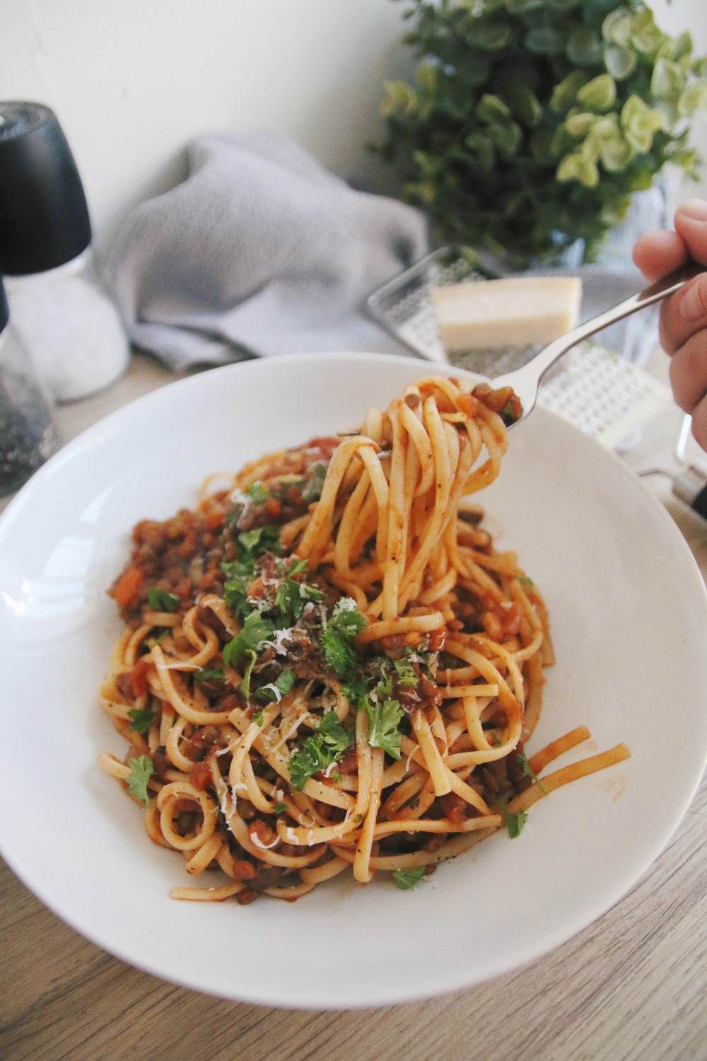 Vegan Lentil Bolognese