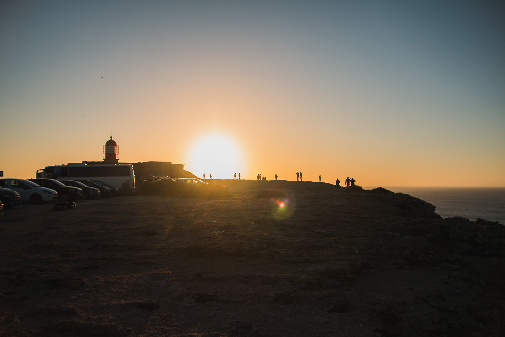 Cape St Vincent Lighthouse at Sunset